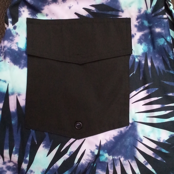 Mens Quick dry stretch Board shorts to knee length - Picture 3 of 6